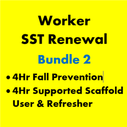 8-Hour Worker SST Renewal Bundle 2 - Scaffold/Fall Prevention